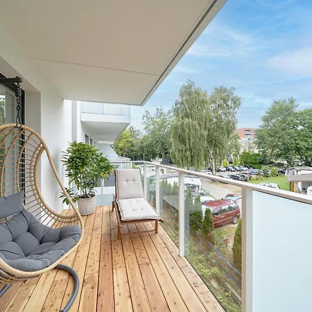 Lägenhet Z Pieknym Tarasem Perlowa Przystan *